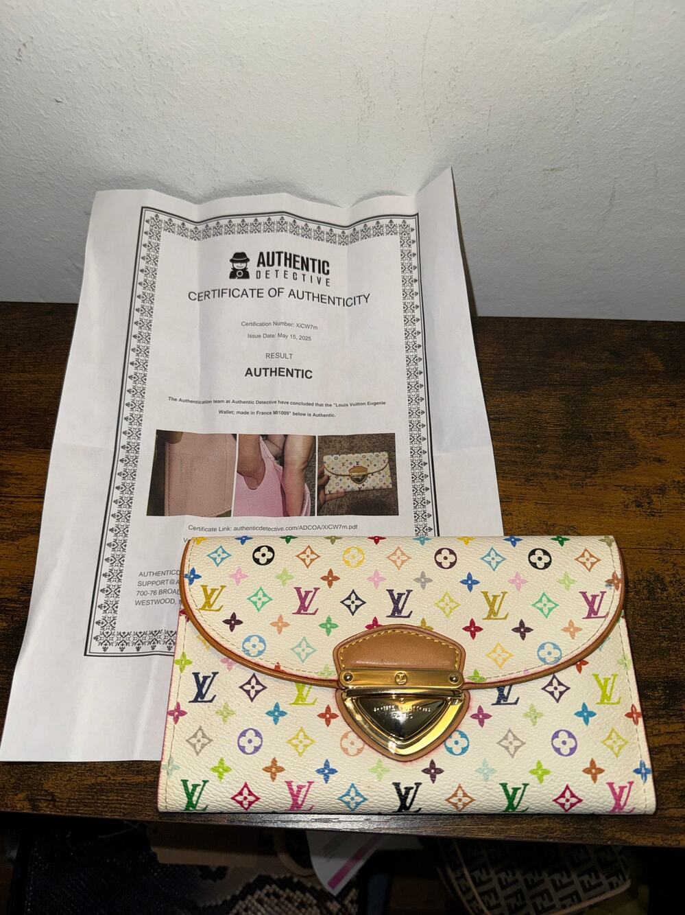Louis Vuitton Vintage Y2K Multicolore Eugenie Wallet
